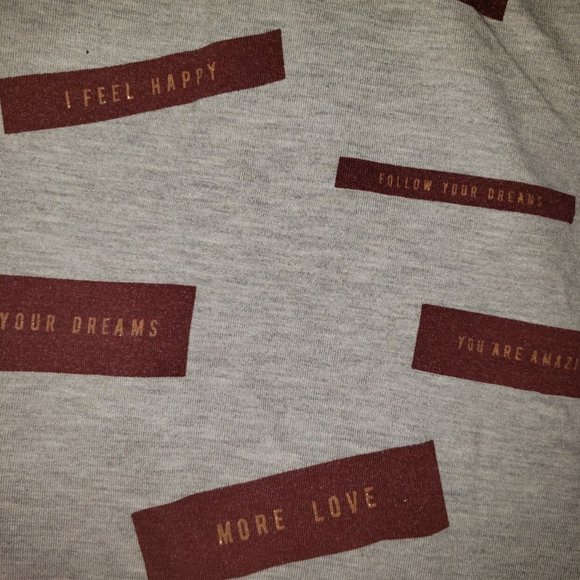 Mango Kids 11 12 Years Print Messages Cotton T-Shi - Picture 4 of 6